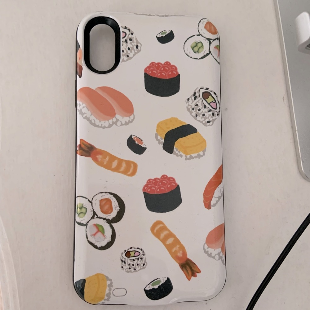 Luxy Lemon Sushi Charging iPhone X Case
